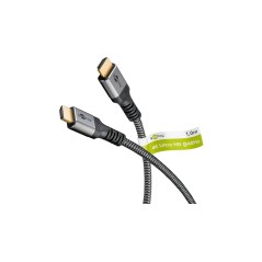 Goobay High Speed HDMI Cable with Ethernet 1m Grå køb billigt online shopping tilbud