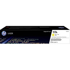 HP 117A Gul 700 sider Toner W2072A køb billigt online shopping tilbud