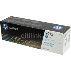 HP 201X Cyan 2300 sider Toner CF401X køb billigt online shopping tilbud