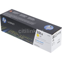 HP 201X Gul 2300 sider Toner CF402X køb billigt online shopping tilbud