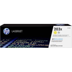 HP 203X Gul 2500 sider Toner CF542X køb billigt online shopping tilbud