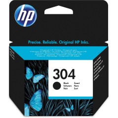 HP 304 Sort 120 sider Blæk N9K06AE køb billigt online shopping tilbud