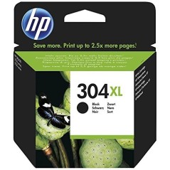 HP 304XL Sort 300 sider Blæk N9K08AE køb billigt online shopping tilbud