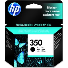 HP 350 Sort 200 sider Blæk CB335EE køb billigt online shopping tilbud