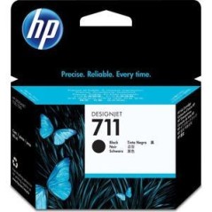 HP 711 Sort Blæk CZ133A køb billigt online shopping tilbud