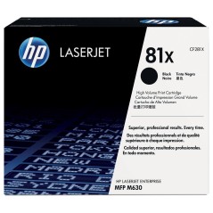 HP 81X Sort 25000 sider Toner CF281X køb billigt online shopping tilbud