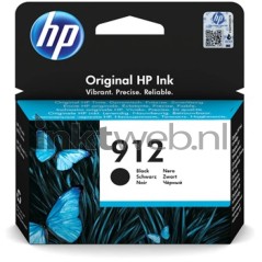 HP 912 Sort 300 sider Blæk 3YL80AE køb billigt online shopping tilbud