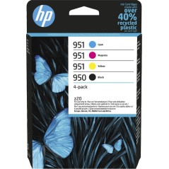 HP 950/951 Sort Gul Cyan Magenta Blæk 6ZC65AE køb billigt online shopping tilbud