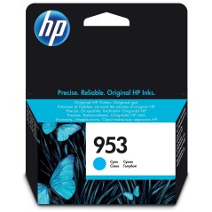 HP 953 Cyan 630 sider Blæk F6U12AE køb billigt online shopping tilbud