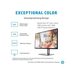 HP Z25xs G3 25 2560 x 1440 (2K) HDMI DisplayPort USB-C 60Hz Dockingskærm køb billigt online shopping tilbud