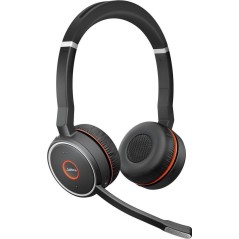 Jabra Evolve 75 SE MS Stereo Trådløs Headset Sort køb billigt online shopping tilbud