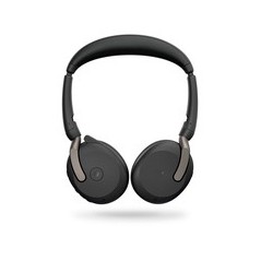 Jabra Evolve2 65 Flex MS Stereo Trådløs Headset Sort køb billigt online shopping tilbud