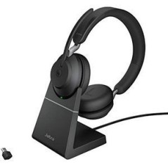 Jabra Evolve2 65 MS Stereo Trådløs Headset Sort køb billigt online shopping tilbud