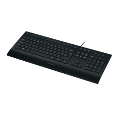 Logitech K280e USB QWERTZ German Black køb billigt online shopping tilbud