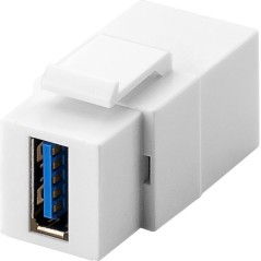 KeyStone USB module - 2 USB 3.0 female (Type A) køb billigt online shopping tilbud