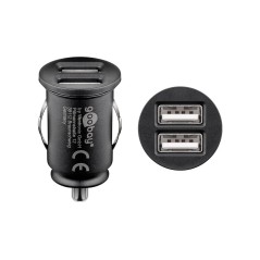 Goobay Bilstrømsadapter 2x USB 15.5 W køb billigt online shopping tilbud