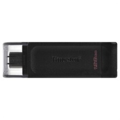 Kingston DataTraveler 70 128GB USB-C 3.2 Gen 1 Sort køb billigt online shopping tilbud