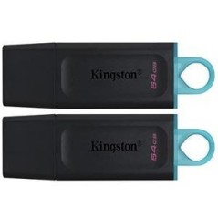 Kingston DataTraveler Exodia 64GB USB 3.2 Gen 1 Sort Blå køb billigt online shopping tilbud