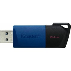 Kingston DataTraveler Exodia M 64GB USB 3.2 Gen 1 Sort Blå køb billigt online shopping tilbud