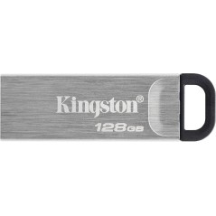 Kingston DataTraveler Kyson 128GB USB 3.2 Gen 1 Sølv køb billigt online shopping tilbud