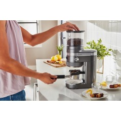 KitchenAid Artisan 5KCG8433EMS Kaffemølle 240W Medaljonsølv køb billigt online shopping tilbud