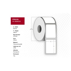 Capture Label 102 x 38mm