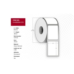 Capture Label 102x38 mm