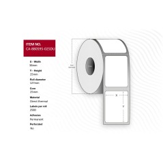 Capture Label 38 x 25mm