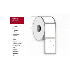 Capture Label 83 x 140mm