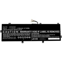 CoreParts Laptop Battery for Asus køb billigt online shopping tilbud