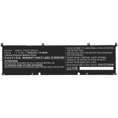 CoreParts Laptop Battery for Dell 69Wh køb billigt online shopping tilbud