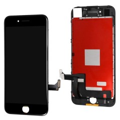 CoreParts LCD Screen for iPhone 7 Black køb billigt online shopping tilbud