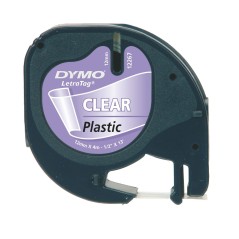 DYMO LetraTAG Tape / 12mm x 4m køb billigt online shopping tilbud