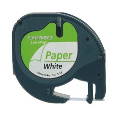 DYMO LetraTAG Tape / 12mm x 4m køb billigt online shopping tilbud