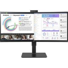 LG UltraWide 34BQ77QC-B 34 3440 x 1440 (UltraWide) HDMI DisplayPort USB-C 60Hz Dockingskærm køb billigt online shopping tilbud