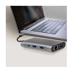 LogiLink 8-port USB Hub Dockingstation køb billigt online shopping tilbud