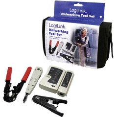 LogiLink Networking Tool Set Bag Værktøj/tester kit til netværk køb billigt online shopping tilbud