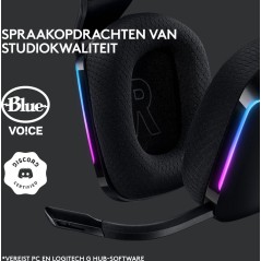 Logitech G G733 LIGHTSPEED Wireless RGB Gaming Headset Trådløs Headset Sort køb billigt online shopping tilbud