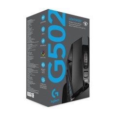 Logitech Gaming Mouse G502 (Hero) Optisk Trådløs Kabling Sort køb billigt online shopping tilbud