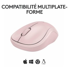 Logitech M240 Silent Optisk Trådløs Pink køb billigt online shopping tilbud