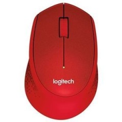 Logitech M330 SILENT PLUS Mekanisk Trådløs Rød køb billigt online shopping tilbud