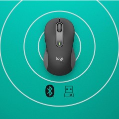 Logitech Signature M650 Optisk Trådløs Sort Grå køb billigt online shopping tilbud