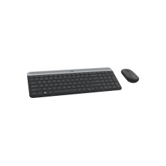 Logitech Slim Wireless Combo MK470 Tastatur og mus-sæt Trådløs køb billigt online shopping tilbud