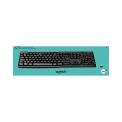 Logitech Wireless K270 - Tastatur - 2.4 GHz - Deut køb billigt online shopping tilbud