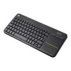 Logitech Wireless Touch Keyboard K400 Plus Tastatur Trådløs Dansk/Finsk/Norsk/Svensk køb billigt online shopping tilbud