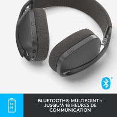 Logitech Zone Vibe 100 Trådløs Headset Sort køb billigt online shopping tilbud