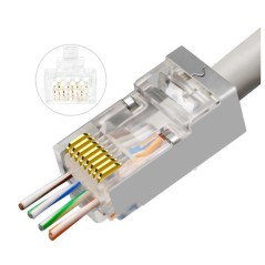 MicroConnect Modular EZ Plug RJ45 CAT6a køb billigt online shopping tilbud