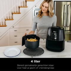 Ninja Foodi AF100EU Airfryer 1550W Sort/ sølv køb billigt online shopping tilbud