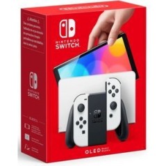 Nintendo Switch (OLED model) white set køb billigt online shopping tilbud