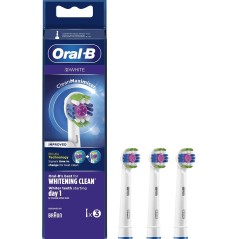 Oral-B Hvid Ekstra tandbørstehoved 3D White CleanMaximiser køb billigt online shopping tilbud